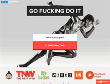 Tablet Screenshot of gofuckingdoit.com
